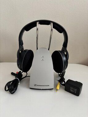 Sennheiser RS 120 Wireless RF Headphone System — HDR 120 + TR 120 Transmitter